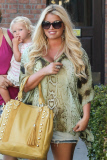 *EXCLUSIVE* Jessica Simpson looking carefree after dinner with Maxwell at King's Fish House