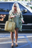 *EXCLUSIVE* Jessica Simpson looking carefree after dinner with Maxwell at King's Fish House