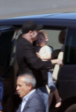 EXCLUSIVE : John Travolta and kids arriving in Deauville by private jet