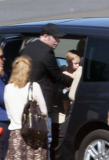 EXCLUSIVE : John Travolta and kids arriving in Deauville by private jet