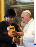 Pope Francis I receives Bolivian President Evo Morales at The Vatican, Rome, Italy - 06 Sep 2013