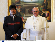 Pope Francis I receives Bolivian President Evo Morales at The Vatican, Rome, Italy - 06 Sep 2013