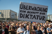 Grossdemonstration gegen Überwachung in Berlin