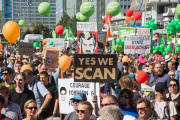Grossdemonstration gegen Überwachung in Berlin