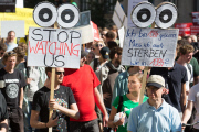 Grossdemonstration gegen Überwachung in Berlin