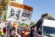 Grossdemonstration gegen Überwachung in Berlin