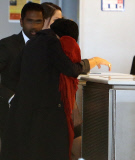 ** NO WEB** Scarlett Johansson leaving for Toronto without her boyfriend 