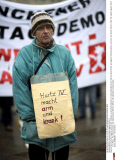 BERLIN: Demonstration against Hartz IV