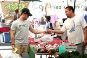 *EXCLUSIVE* Jason Priestley grabs a load of groceries for the family at the Farmers Market