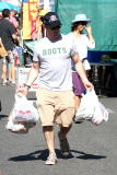 *EXCLUSIVE* Jason Priestley grabs a load of groceries for the family at the Farmers Market