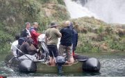 Bosnia Monica Bellucci and Emir Kusturica on the set of 'The Milky Road'