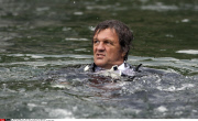 Bosnia Monica Bellucci and Emir Kusturica on the set of 'The Milky Road'