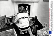 James Hunt Relaxes At His Rented Villa In Spain - 1976 James Hunt (29 August 1947 ? 15 June 1993) Was A British Racing Driver From England Who Won The Formula One World Championship In 1976. After Retiring From Driving Hunt Became A Media Commentator