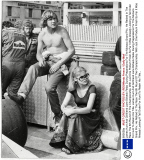 James Hunt And Girlfriend Jane Birbeck Relax During Preparations For The Monaco Grand Prix. He Retired In The Race The 6th Round Of The Championship. With Just One Podium Finish So Far It Was Already Looking A Tall Order For Hunt To Retain His Title.