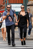 Heidi Klum and Martin Kirsten show there love walking hand in hand