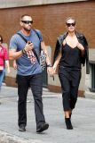 Heidi Klum and Martin Kirsten show there love walking hand in hand