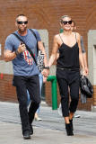 Heidi Klum and Martin Kirsten show there love walking hand in hand