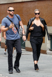 Heidi Klum and Martin Kirsten show there love walking hand in hand