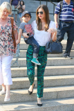 Miranda Kerr and Flynn spend time with her parents at the Museum