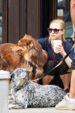 Amanda Seyfried and Finn make new friends in NYC