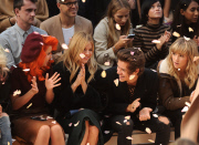 LFW s/s 2014: Burberry Prorsum - Front Row