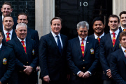 David Cameron honors the British and Irish Lions