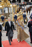 KING WILLEM-ALEXANDER AND QUEEN MAXIMA OF THE NETHERLANDS AT PRINSJESDAG 2013