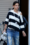 Katie Holmes looking tired after dropping off Suri