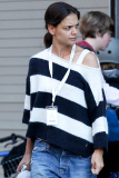 Katie Holmes looking tired after dropping off Suri