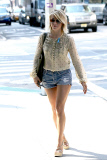Julianne Hough dons a Blue Ribbon in New York
