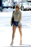 Julianne Hough dons a Blue Ribbon in New York