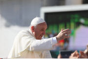 Pope Francis weekly general audience in St. Peter's Square at the Vatican