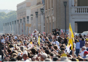 Pope Francis weekly general audience in St. Peter's Square at the Vatican