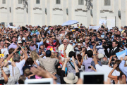Pope Francis weekly general audience in St. Peter's Square at the Vatican