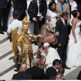 Pope Francis weekly general audience in St. Peter's Square at the Vatican