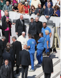 Pope Francis weekly general audience in St. Peter's Square at the Vatican