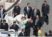 Pope Francis weekly general audience in St. Peter's Square at the Vatican