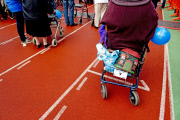 1. Rollator Run im Olympiastadion in Amsterdam