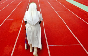 1. Rollator Run im Olympiastadion in Amsterdam