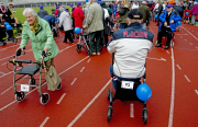 1. Rollator Run im Olympiastadion in Amsterdam