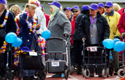 1. Rollator Run im Olympiastadion in Amsterdam