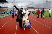 1. Rollator Run im Olympiastadion in Amsterdam