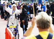 1. Rollator Run im Olympiastadion in Amsterdam