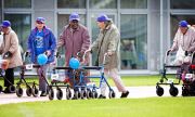 1. Rollator Run im Olympiastadion in Amsterdam