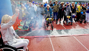 1. Rollator Run im Olympiastadion in Amsterdam
