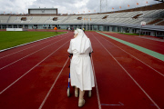 1. Rollator Run im Olympiastadion in Amsterdam