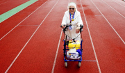 1. Rollator Run im Olympiastadion in Amsterdam