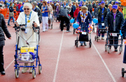 1. Rollator Run im Olympiastadion in Amsterdam
