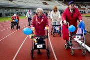 1. Rollator Run im Olympiastadion in Amsterdam