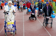 1. Rollator Run im Olympiastadion in Amsterdam